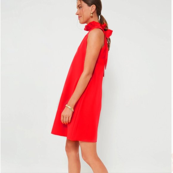 Tuckernuck Poppy Red Blythe Dress Poppy Red - Picture 3 of 3